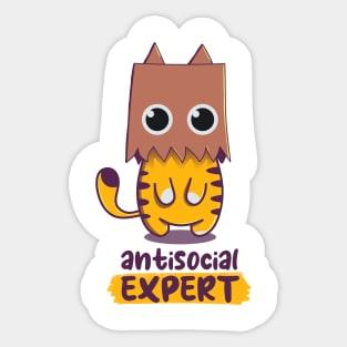 Antisocial EXPERT Sticker